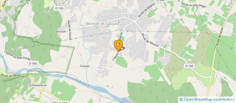 localisation de l'entreprise BENOI TRANCHEE MODERNE à BOISSET-ET-GAUJAC
