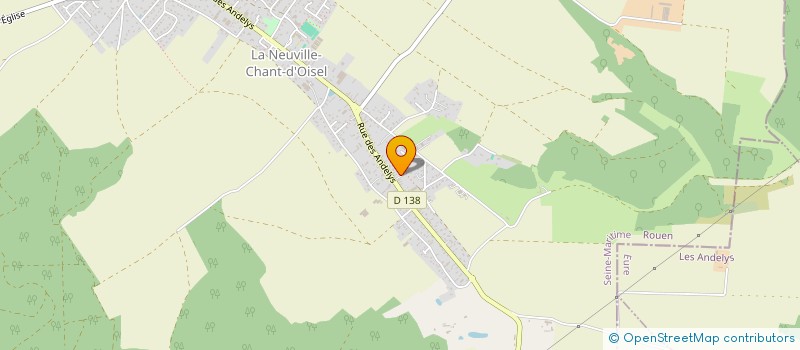 localisation de l'entreprise BENOIST & CO  LA NEUVILLE-CHANT-D'OISEL