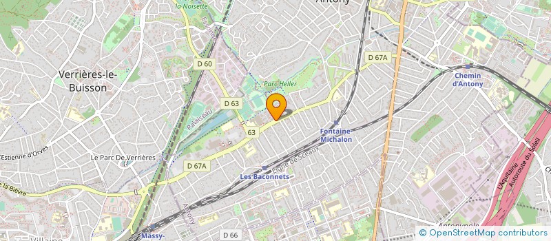 localisation de l'entreprise BENOIST CONSULTING à ANTONY
