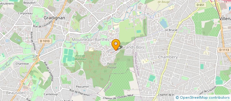 localisation de l'entreprise BENOIST FRERES  GRADIGNAN