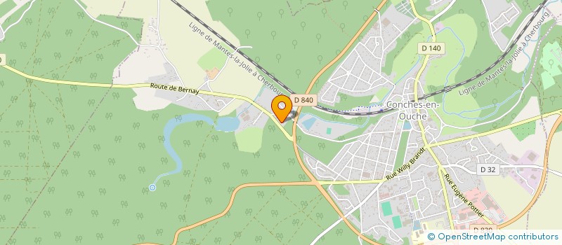 localisation de l'entreprise BENOIST INVESTISSEMENT  CONCHES-EN-OUCHE