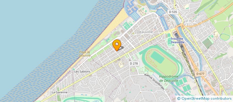 localisation de l'entreprise BENOIST-LEVYLIER  DEAUVILLE