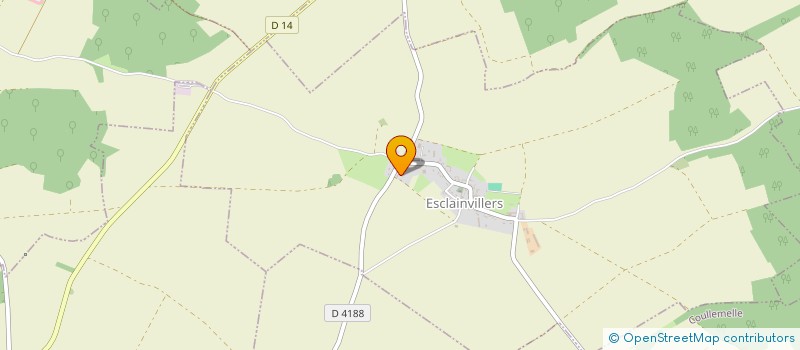 localisation de l'entreprise BENOIT à ESCLAINVILLERS