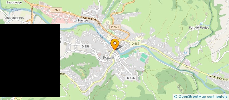 localisation de l'entreprise BENOIT  ESPALION