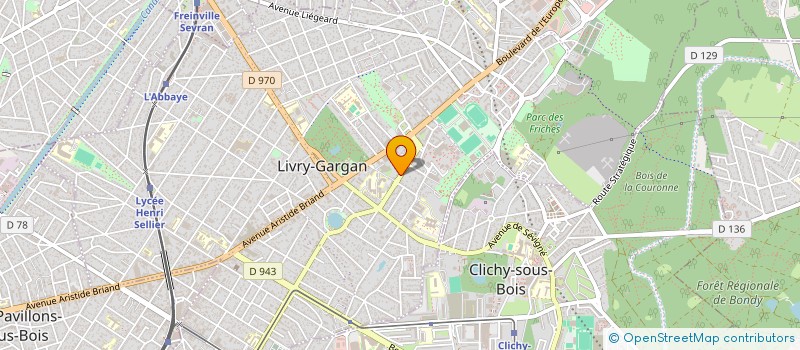 localisation de l'entreprise BENOIT à LIVRY-GARGAN