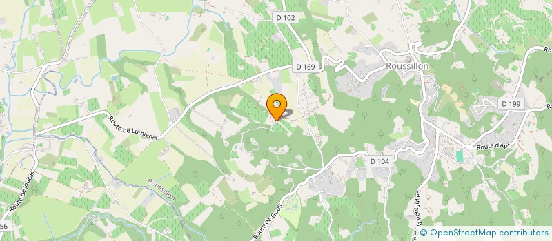 localisation de l'entreprise BENOIT  LIOUX