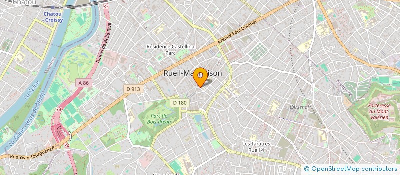 localisation de l'entreprise BENOIT ALEXANDRE à RUEIL-MALMAISON