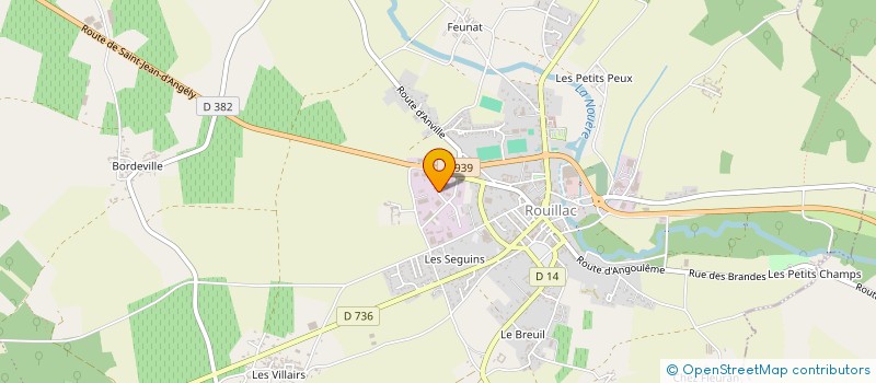 localisation de l'entreprise BENOIT ALLAIRE à ROUILLAC