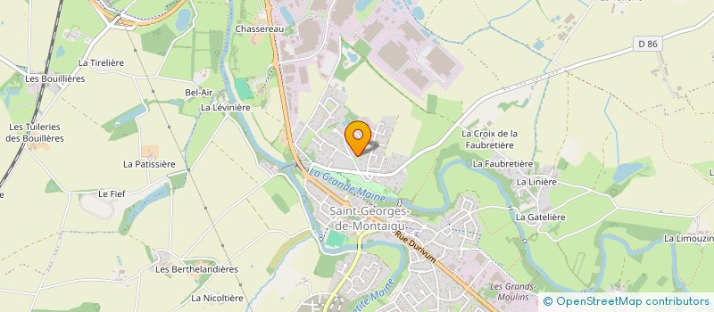 localisation de l'entreprise BENOIT BATI CONCEPT à MONTAIGU-VENDEE