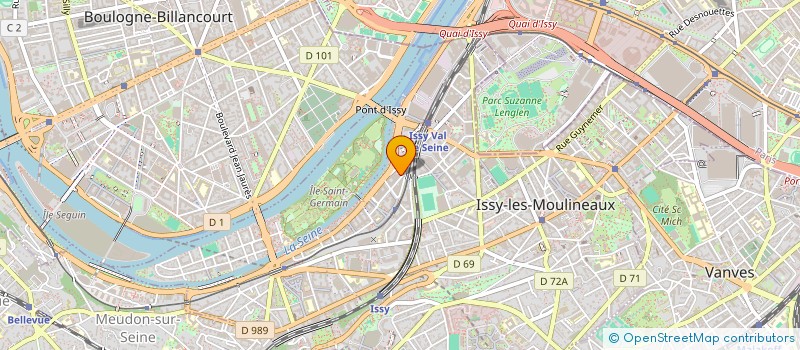 localisation de l'entreprise BENOIT BISTRO DEVELOPPEMENT à ISSY-LES-MOULINEAUX