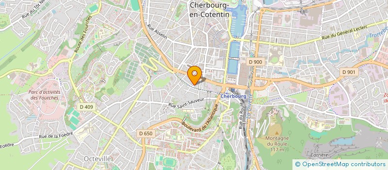 localisation de l'entreprise BENOIT BRAMS  CHERBOURG-EN-COTENTIN