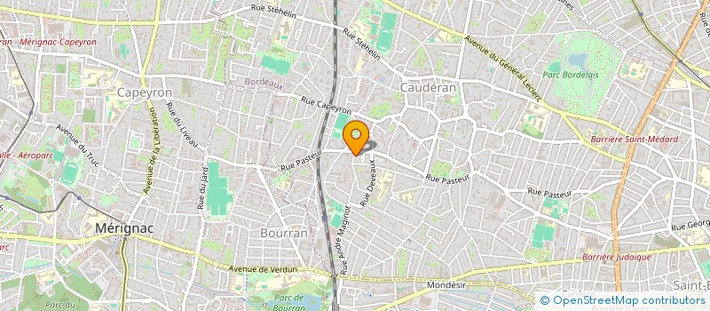 localisation de l'entreprise BENOIT BRECHIGNAC PLOMBERIE à BORDEAUX