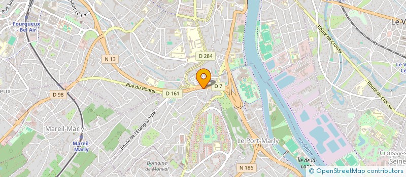 localisation de l'entreprise BENOIT BUCHET  LE PECQ