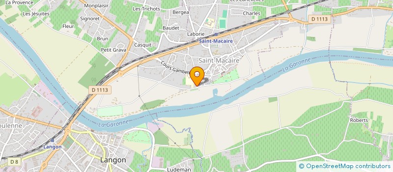 localisation de l'entreprise BENOIT CARBONNE IMMOBILIER  SAINT-MACAIRE