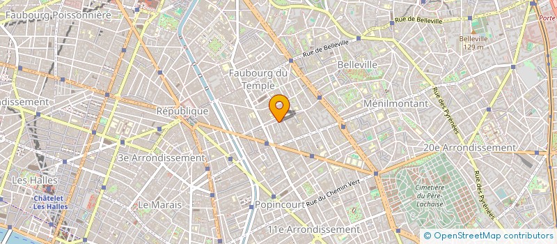 localisation de l'entreprise BENOIT CASTEL JPT  PARIS