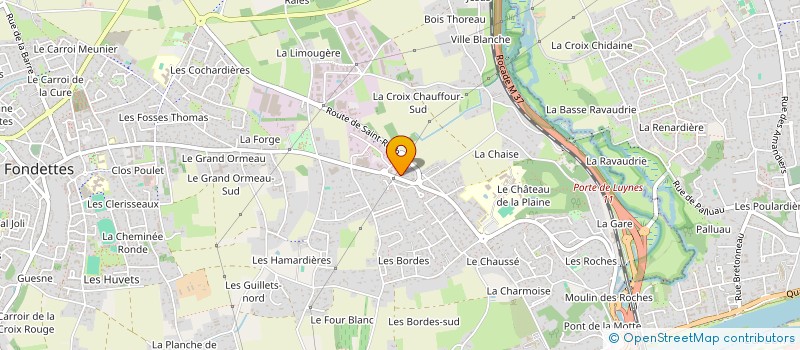 localisation de l'entreprise BENOIT CAYRON-PIER 17  FONDETTES