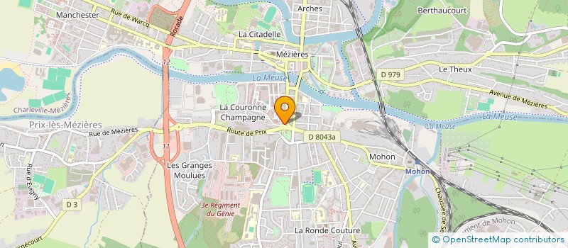 localisation de l'entreprise BENOIT COFFART à CHARLEVILLE-MEZIERES