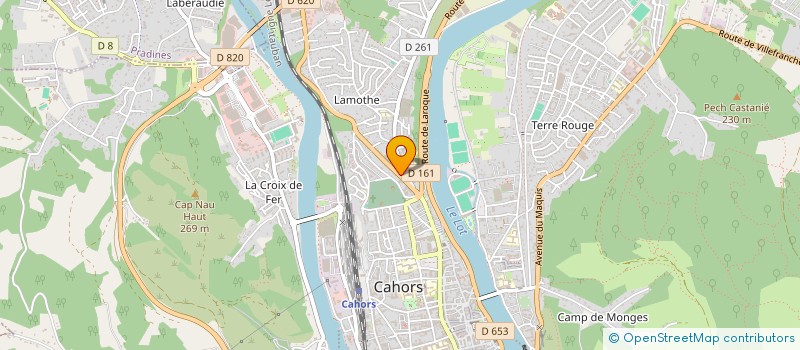 localisation de l'entreprise BENOIT CONCEPT à CAHORS