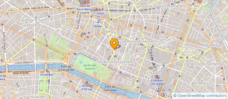 localisation de l'entreprise BENOIT DELESALLE, ISABELLE ARSEGUEL-MEUNIER, LIONEL GALLIEZ ET DELPHINE FONTAINE, NOTAIRES ASSOCIES (SOCIETE... à PARIS