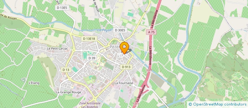 localisation de l'entreprise BENOIT DEMENAGEMENTS à PEZENAS