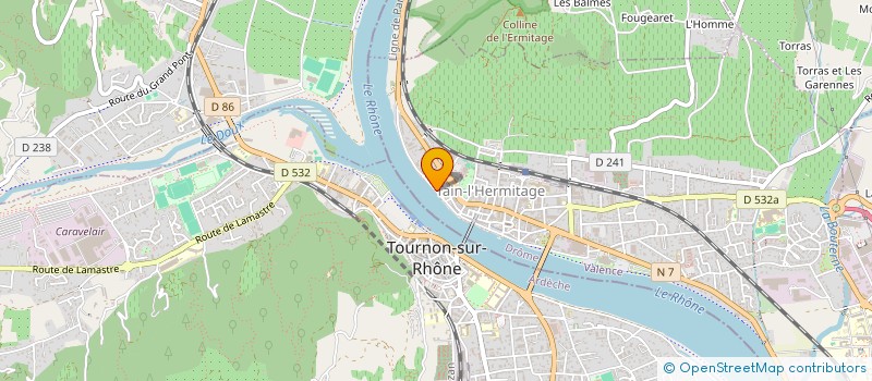 localisation de l'entreprise BENOIT DIAGNOSTICS  TAIN-L'HERMITAGE