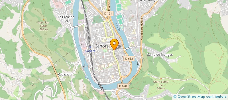 localisation de l'entreprise BENOIT DIFFUSION à CAHORS