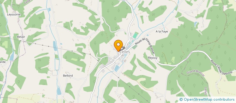 localisation de l'entreprise BENOIT EDITH  SIORAC-DE-RIBERAC