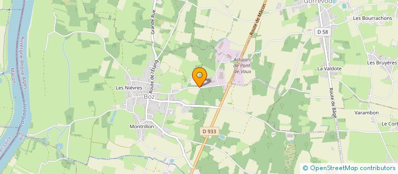 localisation de l'entreprise BENOIT ET GUENIN  BOZ