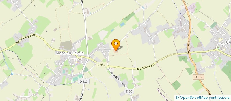 localisation de l'entreprise BENOIT HENNETTE  MONS-EN-PEVELE