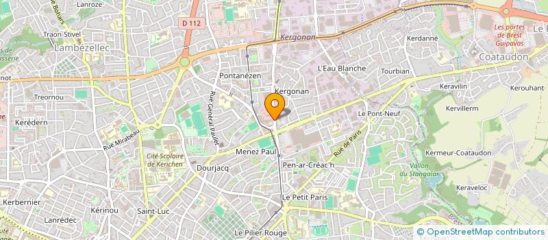 localisation de l'entreprise BENOIT HERNOT HB RENOVATION  BREST