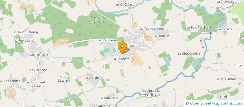 localisation de l'entreprise BENOIT HERVY  CARENTOIR