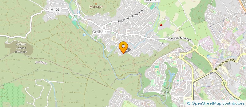 localisation de l'entreprise BENOIT INDIVISION  GRABELS