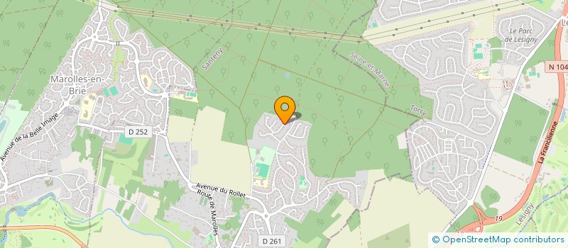 localisation de l'entreprise BENOIT INVEST  SANTENY