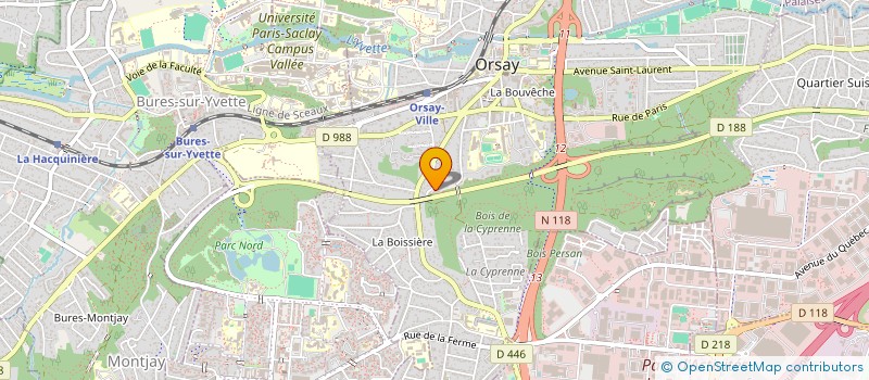 localisation de l'entreprise BENOIT KOSMAN à ORSAY