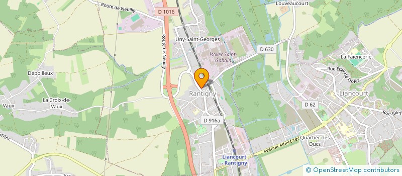 localisation de l'entreprise BENOIT LANVIN TOITURE à GOUFFERN EN AUGE