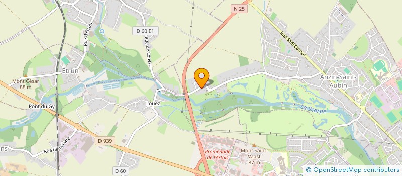 localisation de l'entreprise BENOIT LEFRANC  ANZIN-SAINT-AUBIN