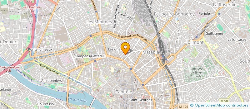 localisation de l'entreprise BENOIT MAIRE ARCHITECTURE  TOULOUSE