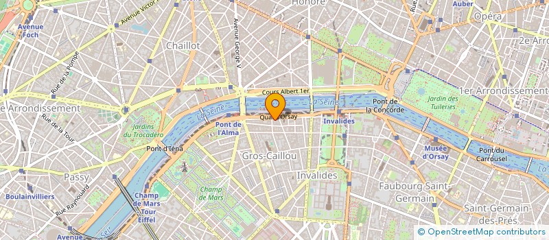 localisation de l'entreprise BENOIT MERCIER à PARIS