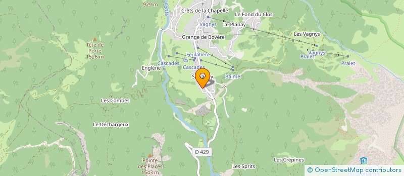 localisation de l'entreprise BENOIT MOGENIER MACONNERIE  SIXT FER A CHEVAL