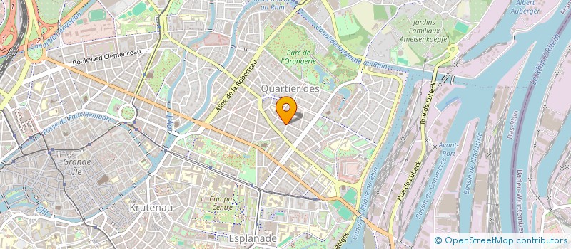 localisation de l'entreprise BENOIT PATRICK à STRASBOURG