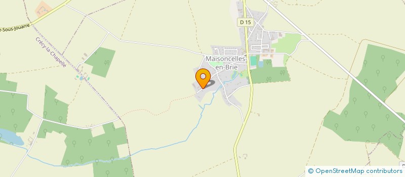 localisation de l'entreprise BENOIT PAYSAGES  MAISONCELLES-EN-BRIE