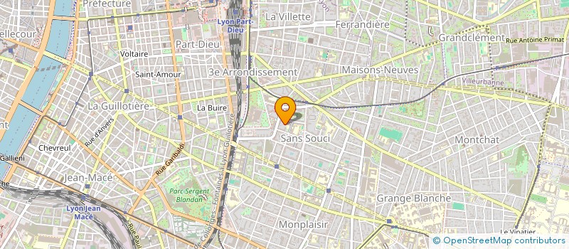 localisation de l'entreprise BENOIT PEYRET à LYON
