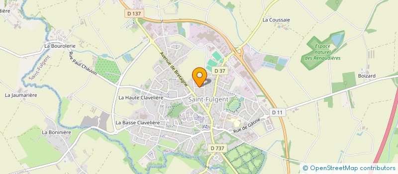 localisation de l'entreprise BENOIT PIANOS  SAINT-FULGENT