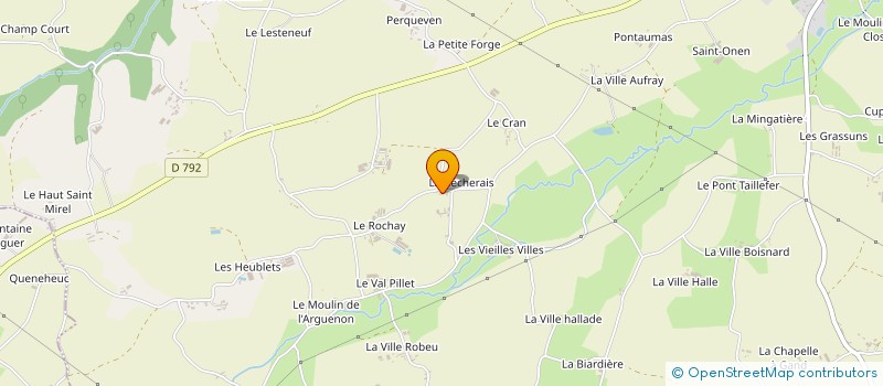 localisation de l'entreprise BENOIT REALLAND  PLENEE-JUGON