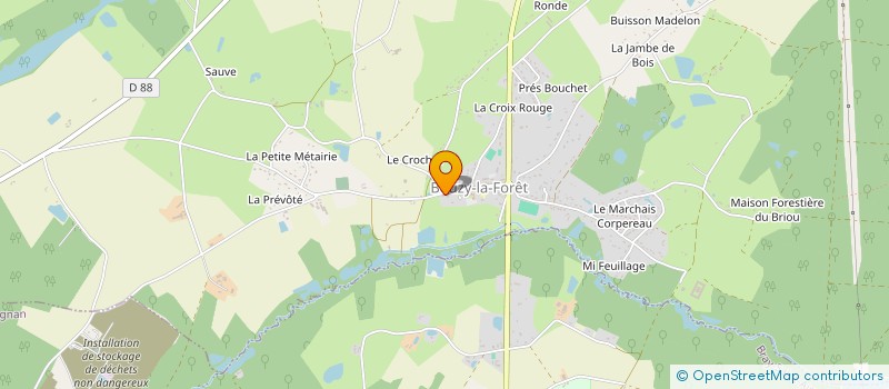 localisation de l'entreprise BENOIT SALMON à BOUZY-LA-FORET