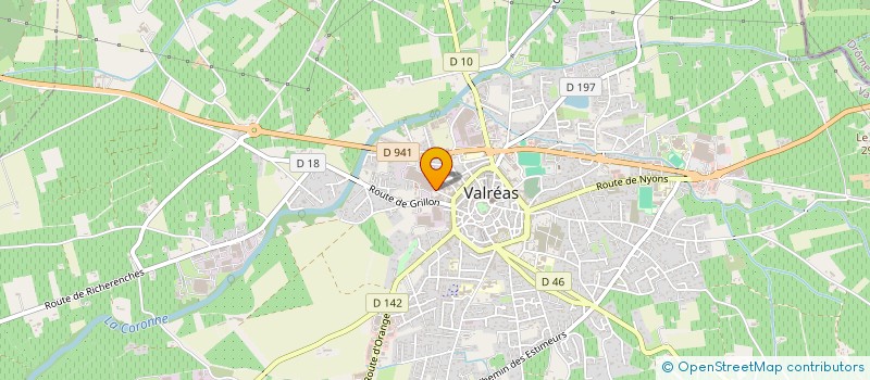 localisation de l'entreprise BENOIT SAYN à VALREAS