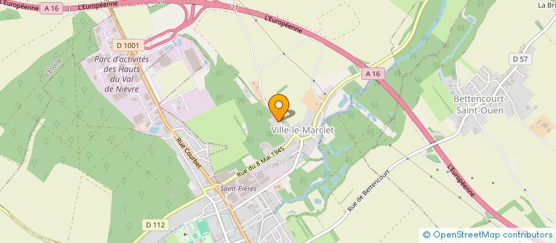 localisation de l'entreprise BENOIT SHANNEN LESLY  VILLE-LE-MARCLET