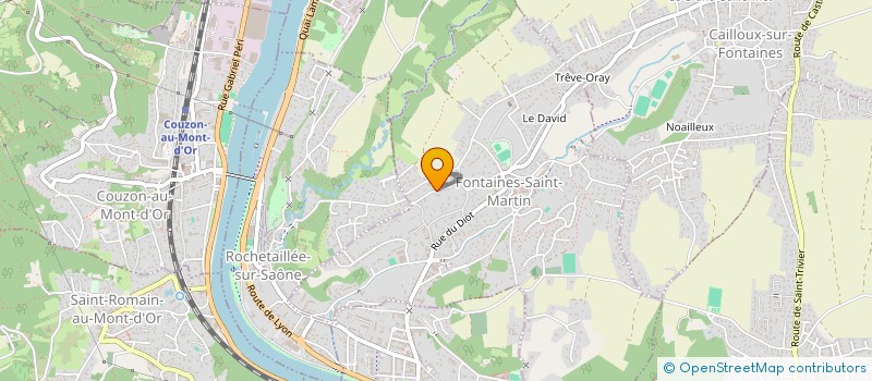 localisation de l'entreprise BENOIT STUDIO  FONTAINES-SAINT-MARTIN