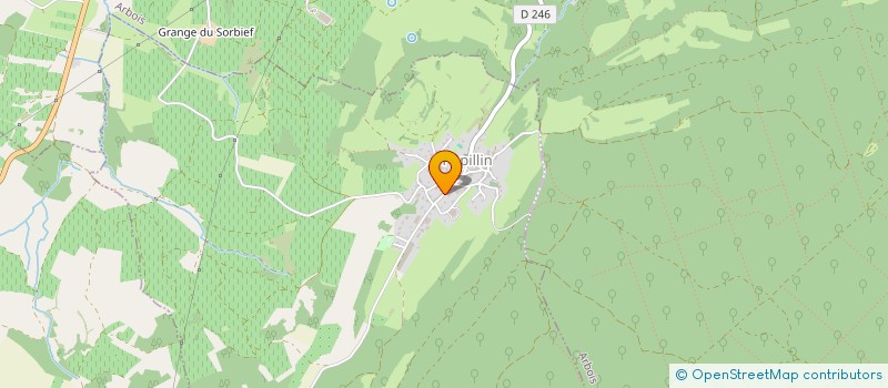 localisation de l'entreprise BENOIT T.P. PERE ET FILS  ARBOIS