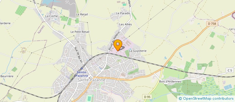 localisation de l'entreprise BENOIT TRANS DEP à SAINTE-PAZANNE